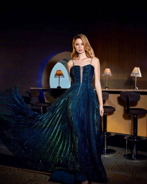 sachin and babi light blue dress La Femme 27096 Dress main image 0